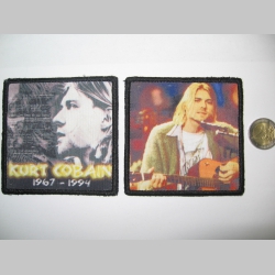 Nirvana - Kurt Cobain  ofsetová nášivka po krajoch obšívaná  cca. 9x9cm  cena za 1ks!!!